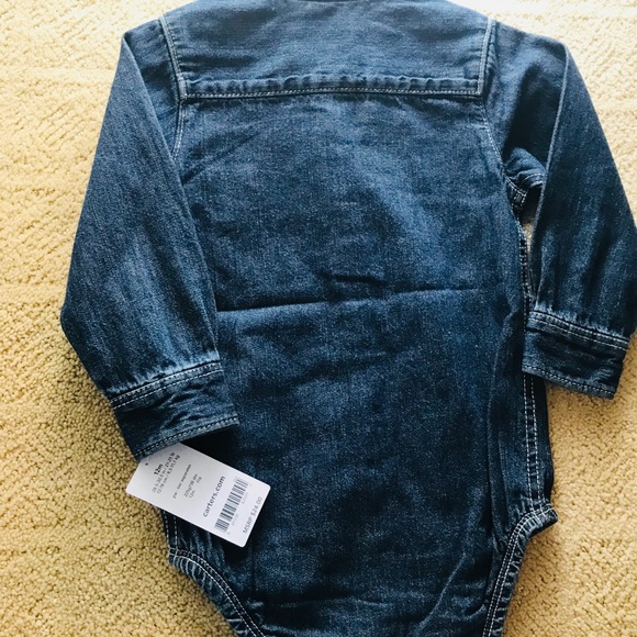 Carter’s Denim Onesie - Picture 4 of 4